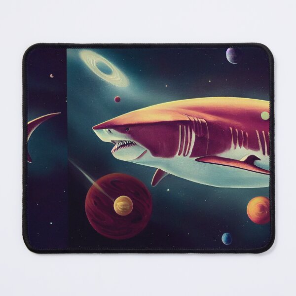 Item preview, Space Sharks-Galaxy Shark - Brown shark designed and sold by TeeARTHY.