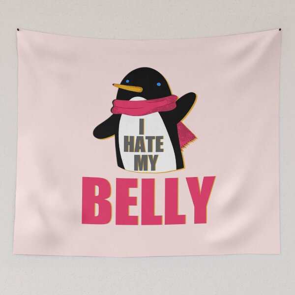 Item preview, fat belly winter fat funny designed and sold by vibeno1.