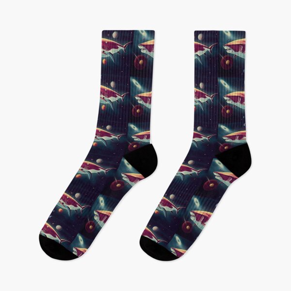Item preview, Space Sharks-Galaxy Shark - Brown shark designed and sold by TeeARTHY.