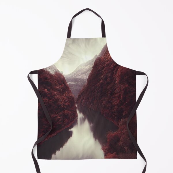 Item preview, Calm River and Trees With Red Leaves designed and sold by Evolvity.