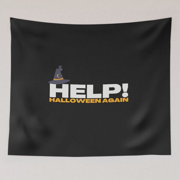 Item preview, Help, Halloween again,wh,  designed and sold by LuFilu.