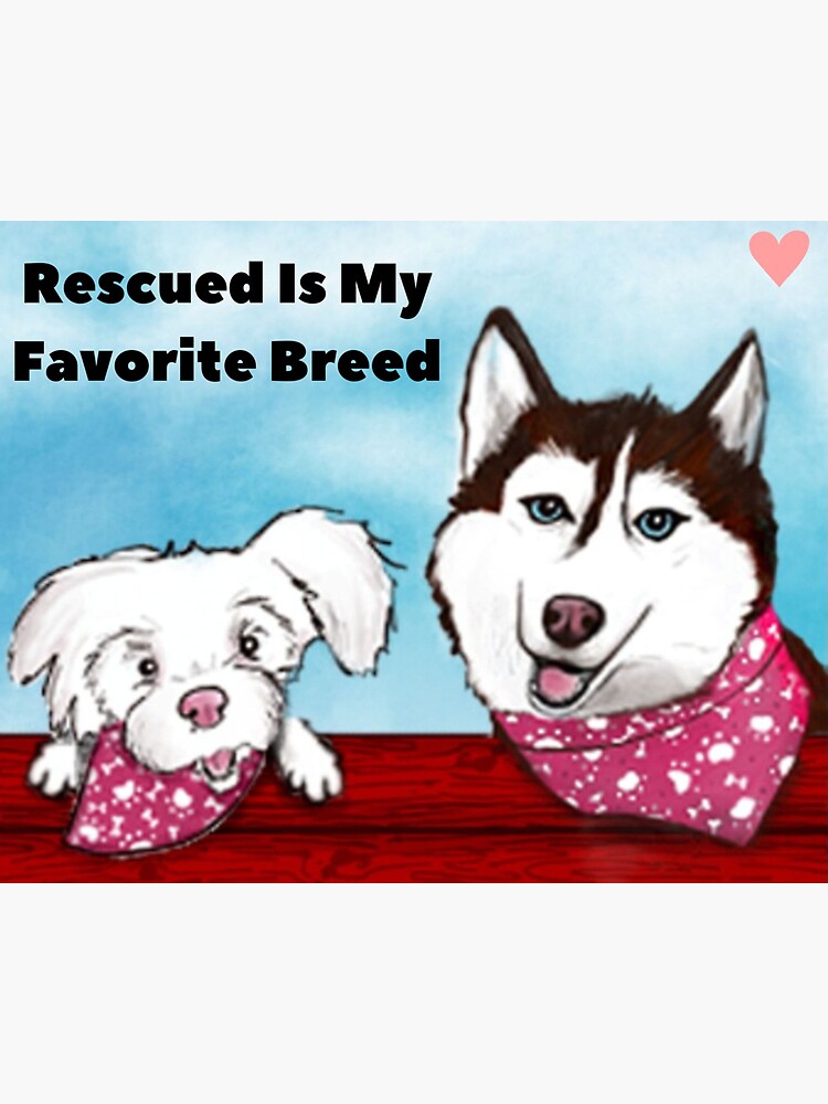 Thumbnail 3 of 3, Sticker, Rescue Dog Advocate designed and sold by RBCat007.