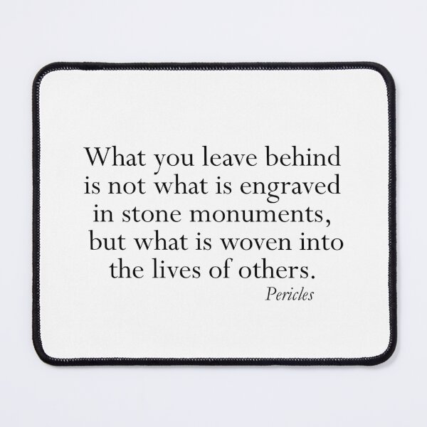Item preview, Pericles Greek Orator Inspirational Quote designed and sold by shirabee.