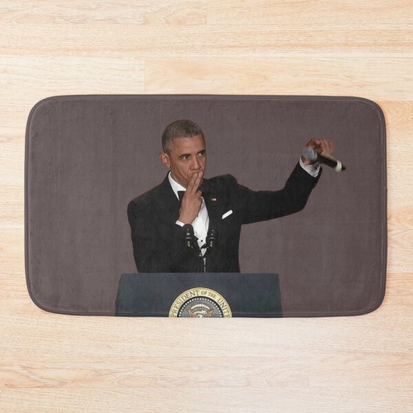 Item preview, Barack Obama Drop Mic Meme Sticker designed and sold by Teetans.