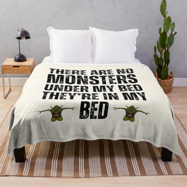 Item preview, There are no monsters under my bed. They're in my bed designed and sold by FunnyFactDesign.