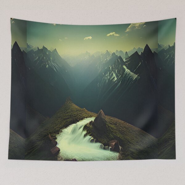 Item preview, Top of the Mountain With a River designed and sold by Evolvity.
