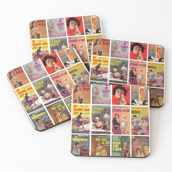 Item preview, Lesbian Pulp Fiction Novels - Book Cover Art designed and sold by centuryretromedia.