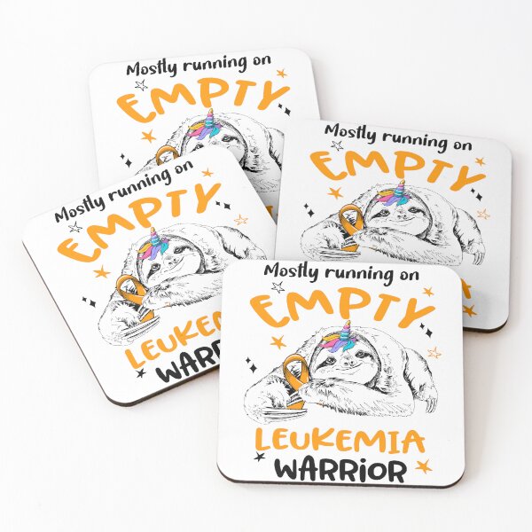 Item preview, Mostly running on Empty Leukemia Warrior designed and sold by ElizabethS809.