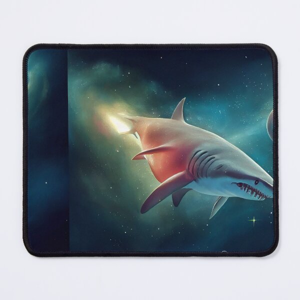 Item preview, Space Sharks-Galaxy Shark - Gray shark designed and sold by TeeARTHY.