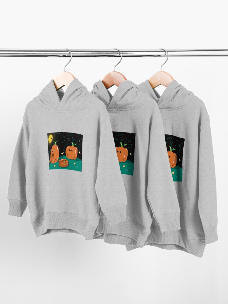 Alternate view of Delicious pumpkin pie Toddler Pullover Hoodie
