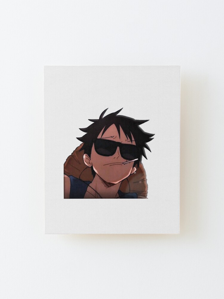 bad ass Luffy Mounted Print for Sale by Mr H