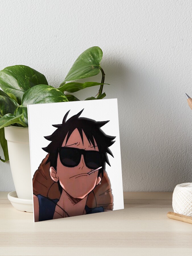 bad ass Luffy Mounted Print for Sale by Mr H