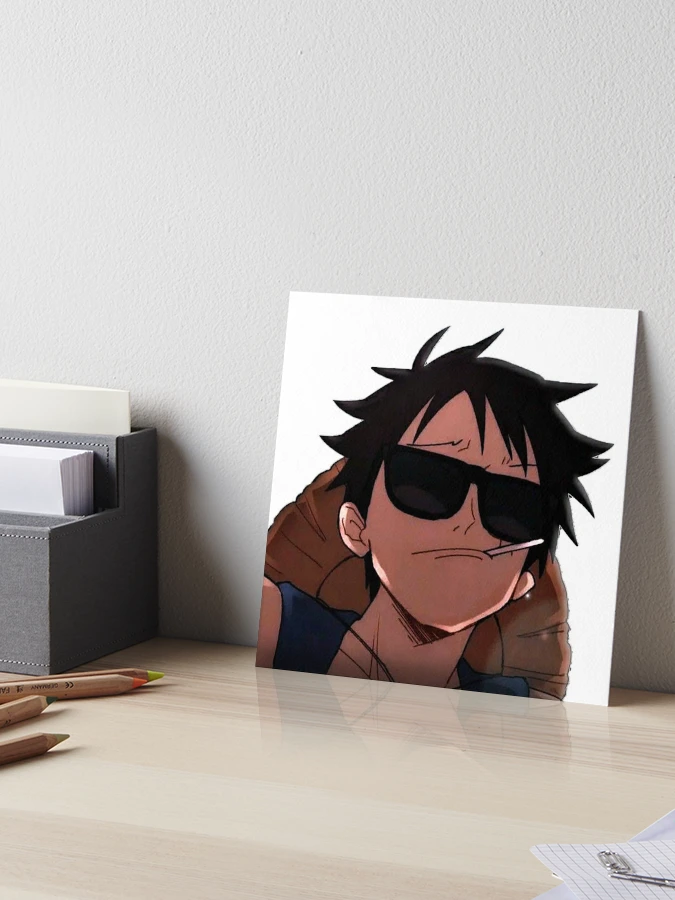 bad ass Luffy Mounted Print for Sale by Mr H