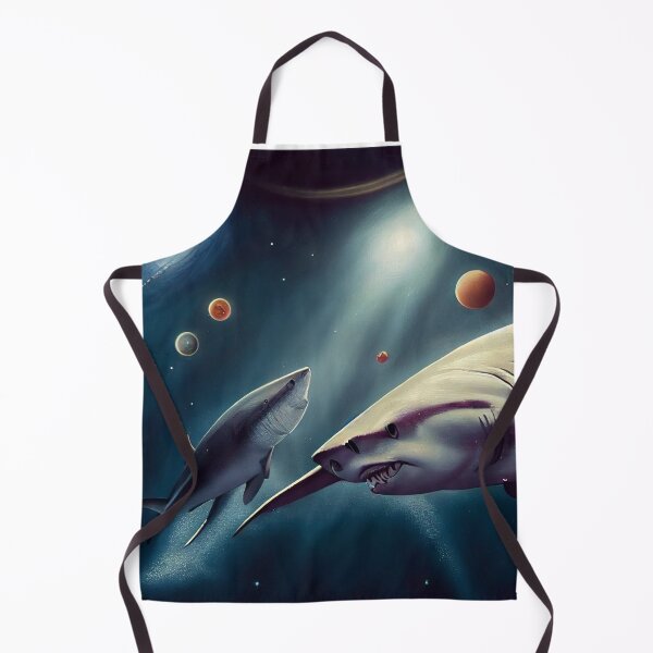 Item preview, Space Sharks-Galaxy Shark - Two Gray shark designed and sold by TeeARTHY.