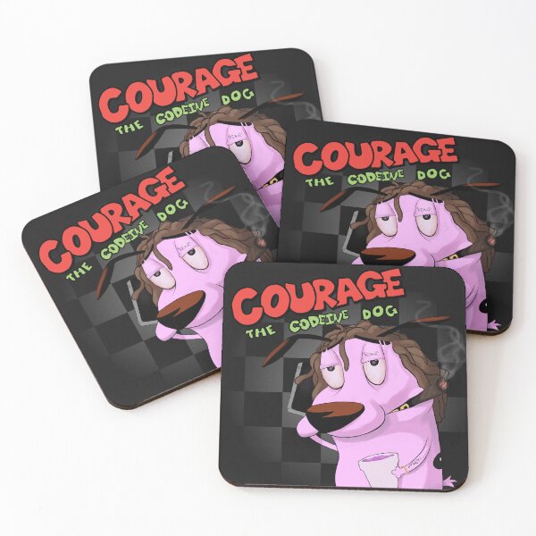 Item preview, Courage the Codeine Dog designed and sold by ElectricBody.