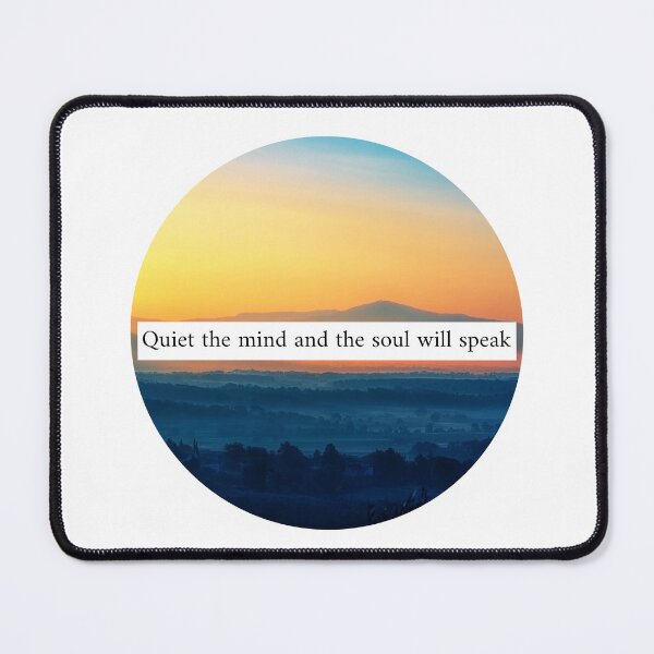 Item preview, Quiet The Mind Yoga Quote designed and sold by shirabee.