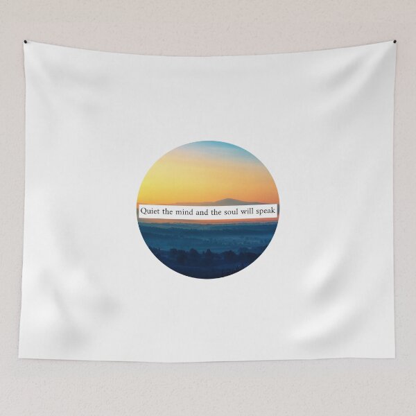 Item preview, Quiet The Mind Yoga Quote designed and sold by shirabee.