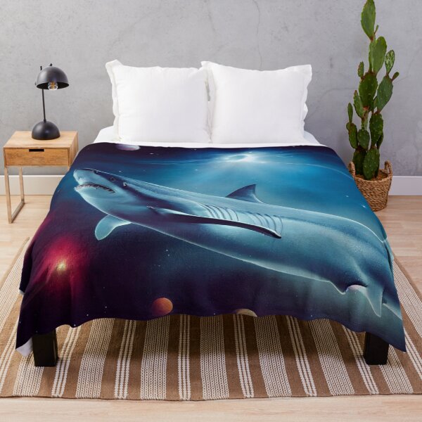 Item preview, Space Sharks- Galaxy Shark - Blue shark designed and sold by TeeARTHY.