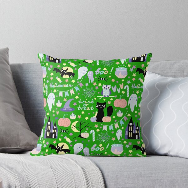 Item preview, Halloween Pumpkin Cat Party Print  designed and sold by Imemewell.