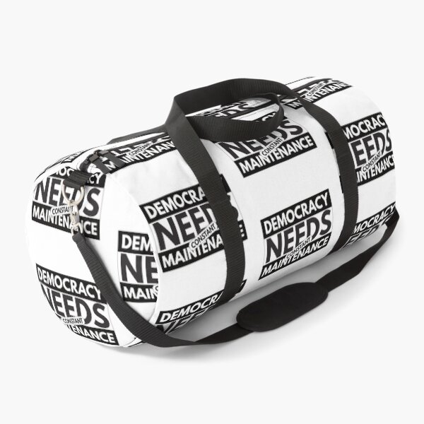 Item preview, Democracy needs constant maintenance in black designed and sold by Politics-Corner.