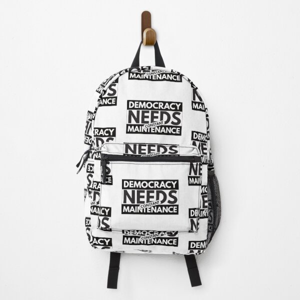 Item preview, Democracy needs constant maintenance in black designed and sold by Politics-Corner.