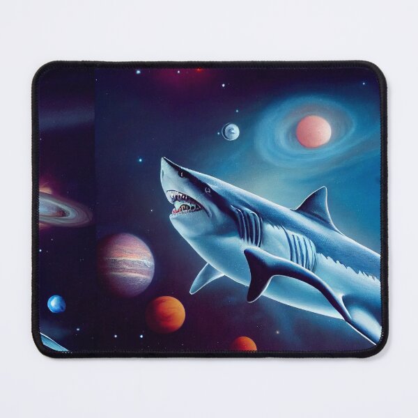 Item preview, Space Sharks-Galaxy Shark - Blue shark designed and sold by TeeARTHY.