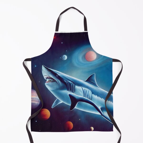 Item preview, Space Sharks-Galaxy Shark - Blue shark designed and sold by TeeARTHY.