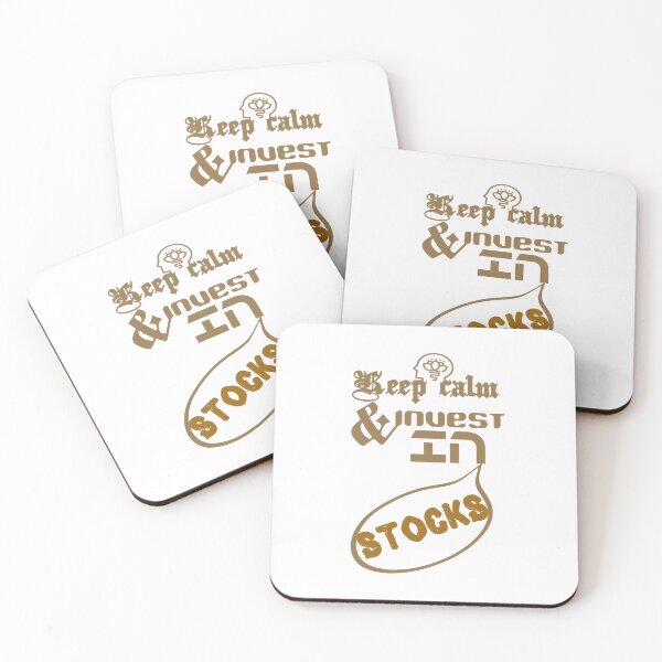 Item preview, Keep calm and invest in stocks.,, designed and sold by Chakilogy.
