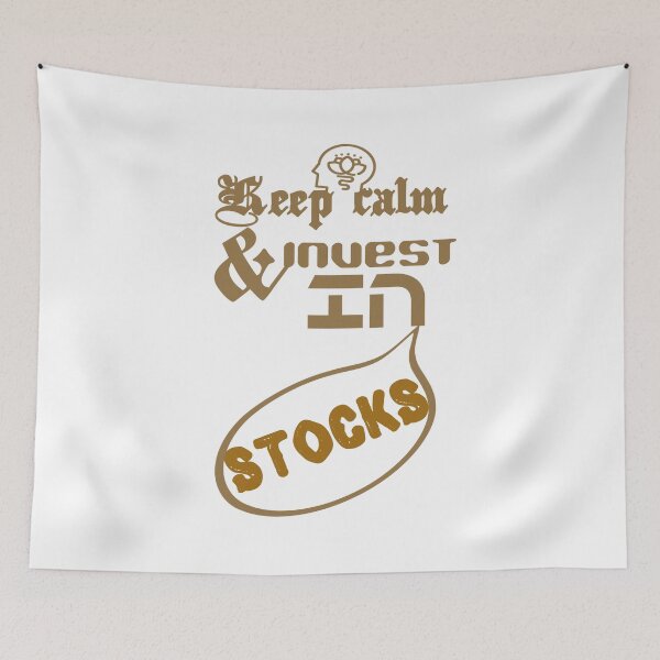 Item preview, Keep calm and invest in stocks.,, designed and sold by Chakilogy.