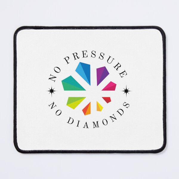 Item preview, No Pressure No Diamonds designed and sold by CakmakShop.