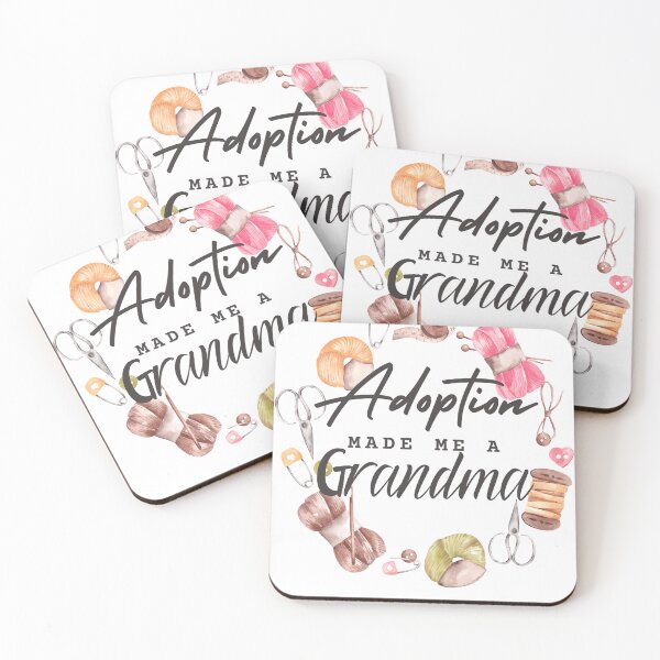 Item preview, Grandparent day | ADOPTION made me a grandma  designed and sold by ZqkDesign.