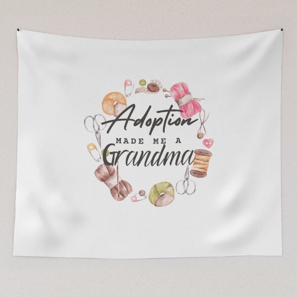 Item preview, Grandparent day | ADOPTION made me a grandma  designed and sold by ZqkDesign.