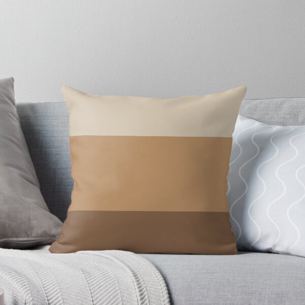 Item preview, Nude Mocha Coffee color block stripe designed and sold by 247vibes.