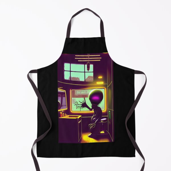 Item preview, Alien in the barbershop designed and sold by Seanyah.