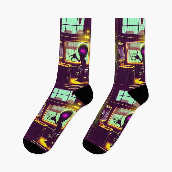 Item preview, Alien in the barbershop  designed and sold by Seanyah.