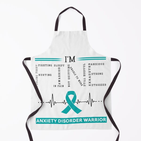 Item preview, I'm Fine Anxiety Disorder Warrior Support Anxiety Disorder Awareness Gifts designed and sold by rechardtee.