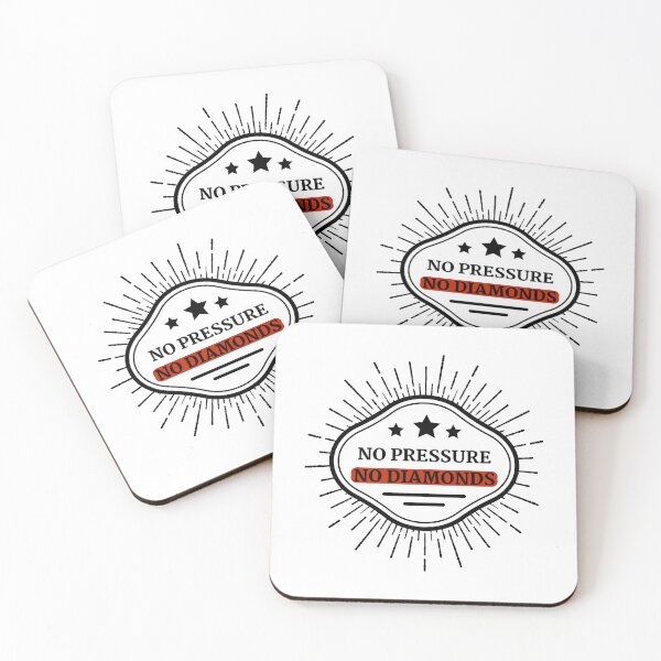 Item preview, No Pressure No Diamonds designed and sold by CakmakShop.