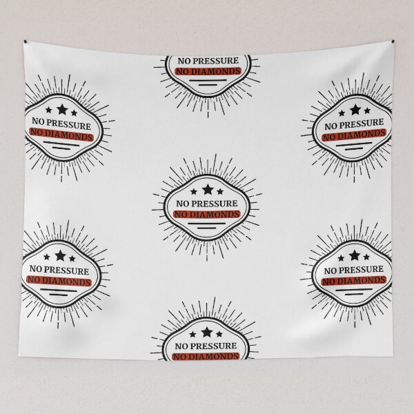 Item preview, No Pressure No Diamonds designed and sold by CakmakShop.