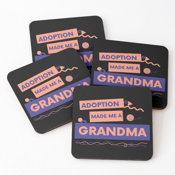 Item preview, Grandparent day | ADOPTION made me a grandma  designed and sold by ZqkDesign.