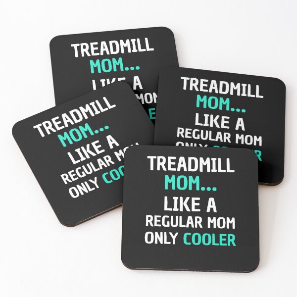 Item preview, Treadmill Mom Like A Regular Mom Only Cooler Funny Mom Gift designed and sold by SharpThreadZ.