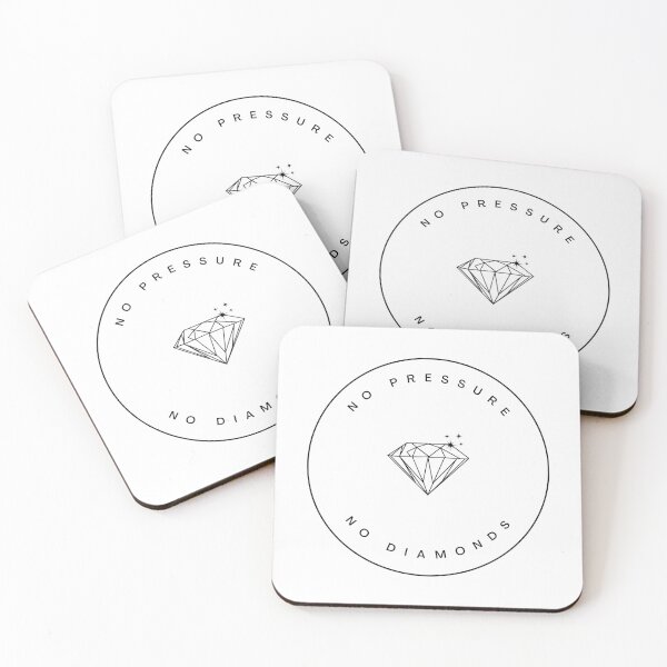 Item preview, No Pressure No Diamonds designed and sold by CakmakShop.
