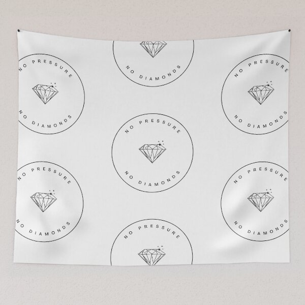Item preview, No Pressure No Diamonds designed and sold by CakmakShop.
