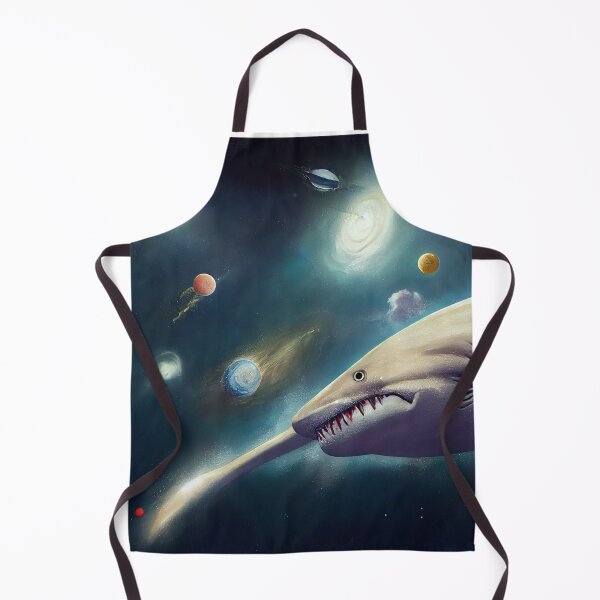 Item preview, Space Sharks-Galaxy Shark - Gray shark designed and sold by TeeARTHY.