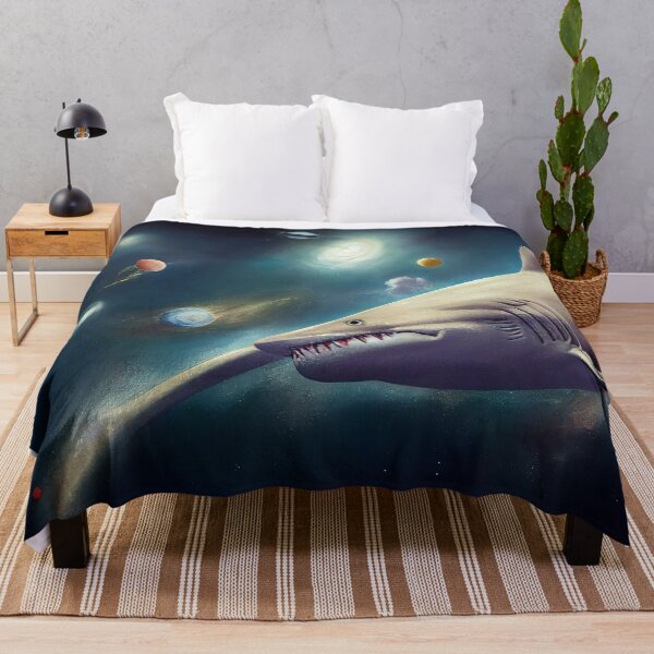 Item preview, Space Sharks-Galaxy Shark - Gray shark designed and sold by TeeARTHY.