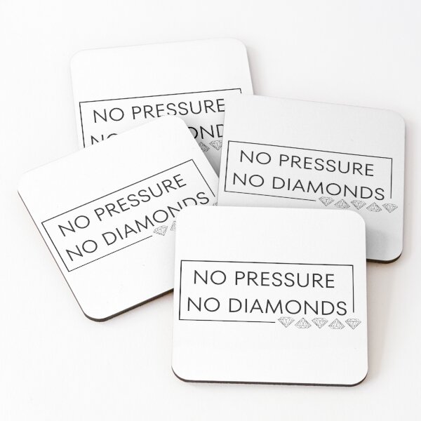 Item preview, No Pressure No Diamonds designed and sold by CakmakShop.