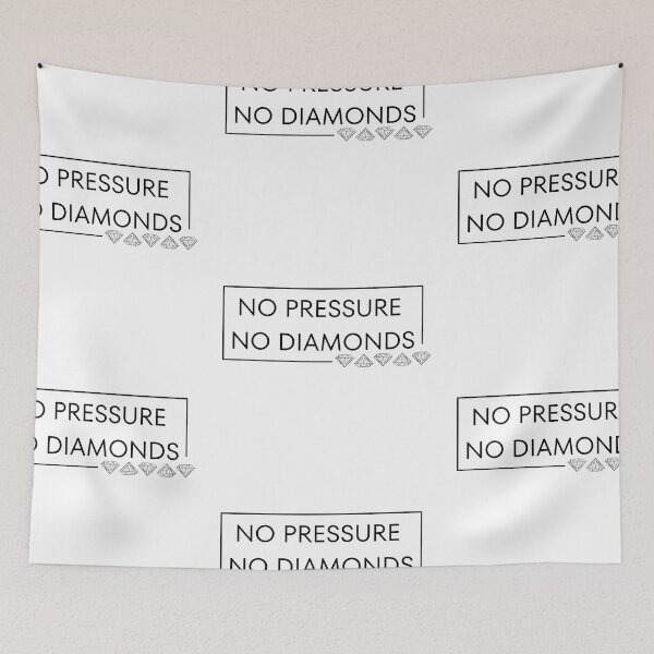 Item preview, No Pressure No Diamonds designed and sold by CakmakShop.