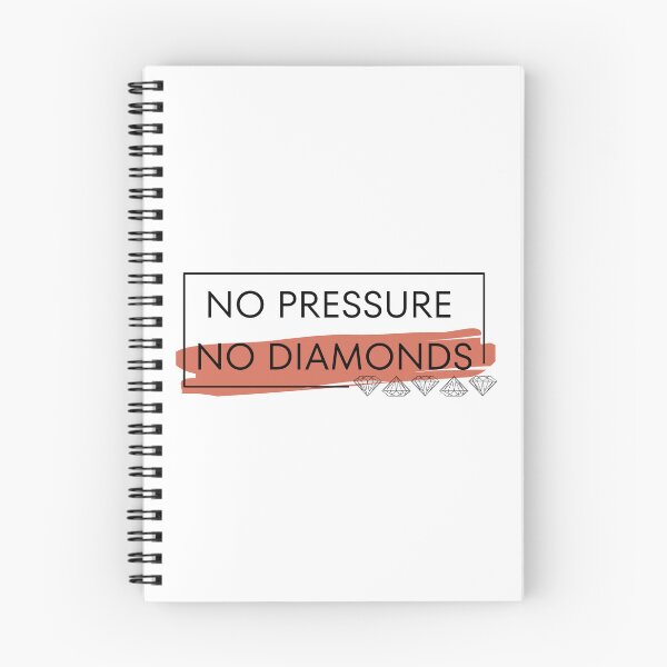 Item preview, No Pressure No Diamonds designed and sold by CakmakShop.