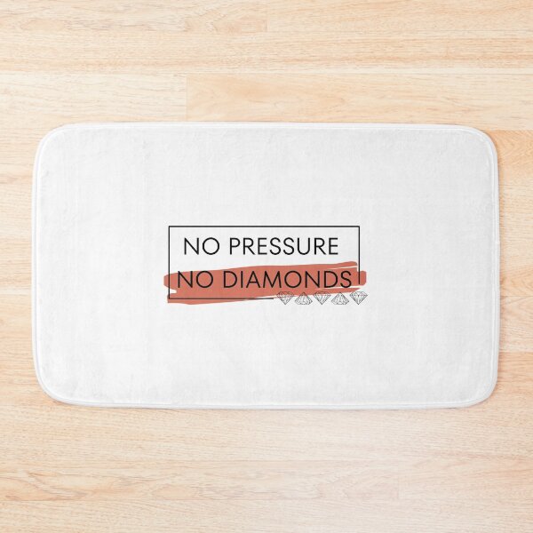 Item preview, No Pressure No Diamonds designed and sold by CakmakShop.