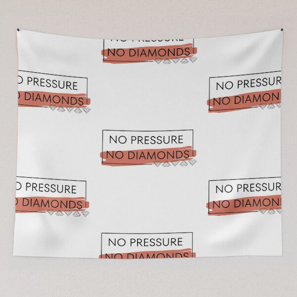 Item preview, No Pressure No Diamonds designed and sold by CakmakShop.