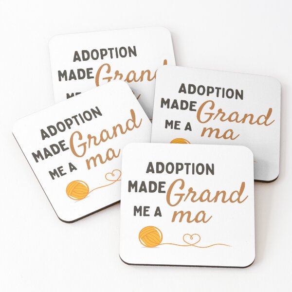 Item preview, Grandparent day | ADOPTION made me a grandma  designed and sold by ZqkDesign.